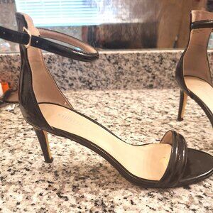 Kenneth Cole New York Black Strappy Stiletto Sandals - Size 10